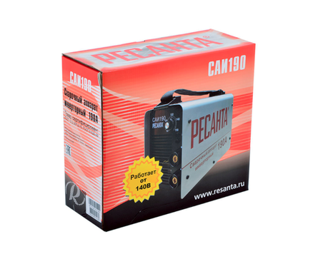 Сварочный аппарат Ресанта инверторный САИ-190 190 А, диаметр электрода 2.0-5.0 мм, ПВ 70% Фотография_9