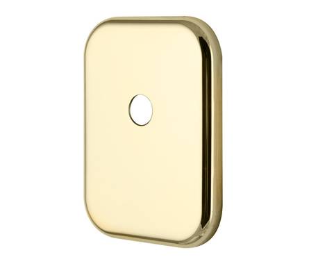 Декоративная квадратная накладка на цилиндр со штоком BK-DEC SQ (ATC Protector 1) GP-2 золото Фотография_0
