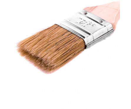 Кисть плоская Matrix Евро 1.5 натуральная щетина, деревянная ручка, 38 мм Фотография_2