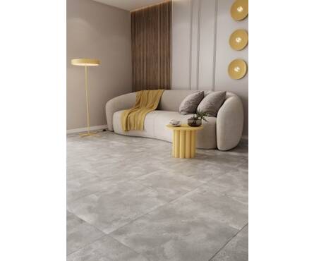 Керамогранит Bolton GPR Серый 600х600х9.5 мм Березакерамика (0.36 м²/1 шт) 1 сорт Фотография_1