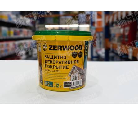 Лазурь для дерева акриловая ZERWOOD ZDP палисандр 0.9 кг Фотография_2