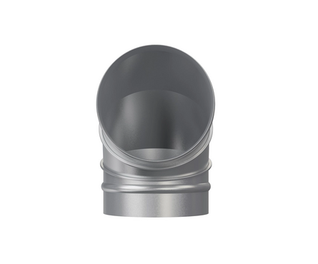 Отвод круглый оцинкованный d 100 мм/90° Фотография_1