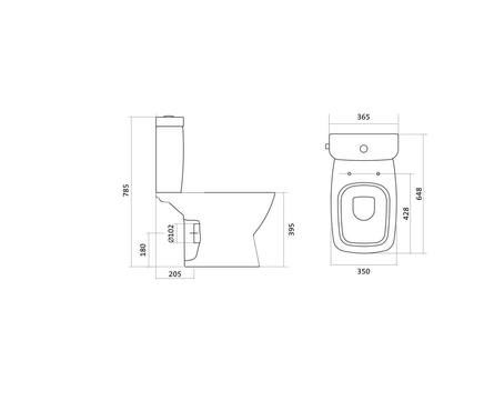 Унитаз-компакт Нео (гор.вып. нижн. подв) 2 кн.арм Oliveira дюр. сид. САНТЕК Фотография_8