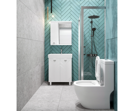 Унитаз-монолит 5005 безободковый, сиденье ДП (с гофрой и подводкой) EVA GOLD Фотография_1