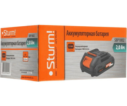 Аккумулятор STURM 18 В; 2 Ач; Li-Ion, подходит для всех инструментов  Фотография_3