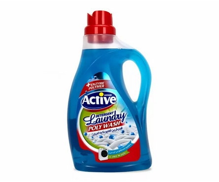 Гель для стирки универсальный ACTIVE Poly wash BLUE свежесть моря КОНЦЕНТРАТ 1.5 л Фотография_0