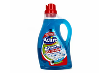 Гель для стирки универсальный ACTIVE Poly wash BLUE свежесть моря КОНЦЕНТРАТ 1.5 л