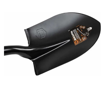 Лопата штыковая с изогнутой тулейкой, металлический черенок ВИХРЬ Фотография_3