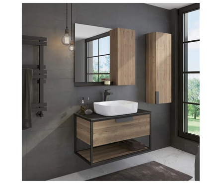 Полуколонна подвесная Кельн-35 дуб темный Фотография_3