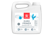 Грунтовка Tikkurila Euro Primer акрилатная, укрепляющая, концентрат (3 л)