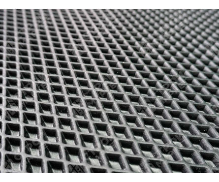 Коврик придверный 68х120 см универсальный Ромб черный ЭВА Фотография_2