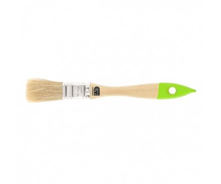 Кисть плоская Сибртех 20 мм., натуральная щетина, деревянная ручка Фотография_0