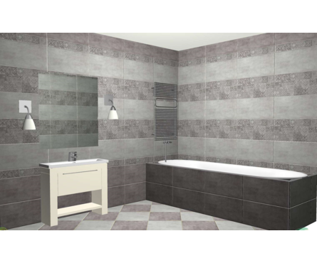 Плитка облицовочная Амалфи светло-серая 300х600х9 мм 1-й сорт Фотография_1