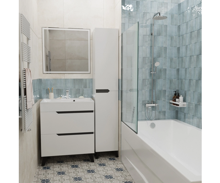 Тумба для ванной Орион-70 с умывальником Лайн-70 Фотография_3