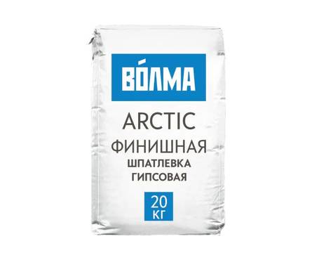 Шпаклевка ВОЛМА-Arctic финишная гипсовая 20 кг Фотография_0