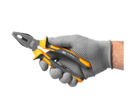 Плоскогубцы 200 мм 2-х компонентные рукоятки IEK Фотография_3