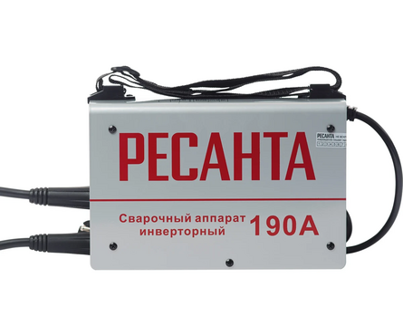 Сварочный аппарат Ресанта инверторный САИ-190 190 А, диаметр электрода 2.0-5.0 мм, ПВ 70% Фотография_2