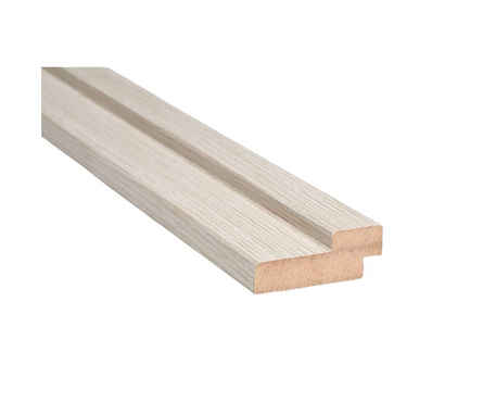 Коробка Лиственница Кремовая L1 телескопическая с уплотнителем 2070х70х26 мм Фотография_0