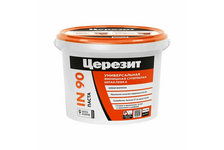 Шпаклевка готовая финишная полимерная ЦЕРЕЗИТ IN90 Pasta 5 кг