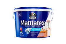Краска латексная Dufa Mattlatex D100 для стен и потолков, матовая, белая, 10 л
