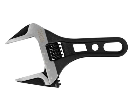 Ключ разводной 155 мм кованный, укороченная рукоятка DENZEL Фотография_1