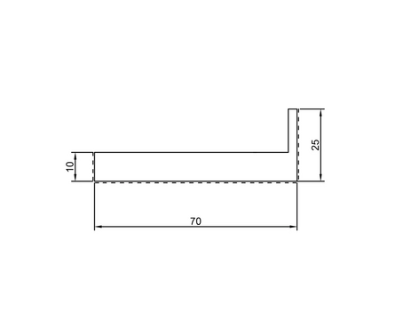 Наличник Венге Сибирский МЛ 7 /11 телескопический 2200х70х10 мм Фотография_1