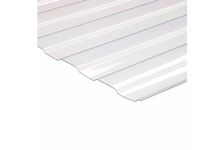 Профилированный ПК С8 трапеция прозрачный 0.8 мм (2х1.05 м)