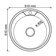 Мойка MIXLINE D51 (0.8) круг вып. 3 1/2 18 см, с сифином  Фотография_1
