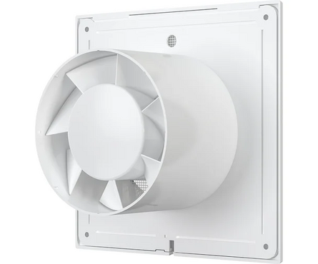 Вентилятор осевой вытяжной d 100 мм с антимоскитной сеткой белый E100S ERA Фотография_3