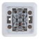 Выключатель 2-кл. белый накладной с подсветкой 10А IP20 IN HOME BOLLETO Фотография_3