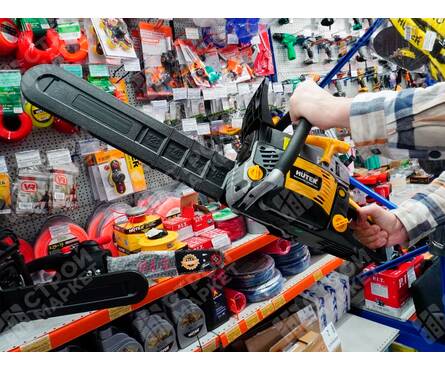 Бензопила цепная Huter BS-45, 2.3 кВт/3.1 л.с., шина 18/45 см, 72 звена Фотография_7