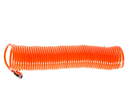 Шланг спиральный с быстросьемными соединениями, с клапаном FIT 15 м Фотография_0