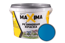 Краска резиновая Maxima №101 Байкал, синяя, 2.5 кг 