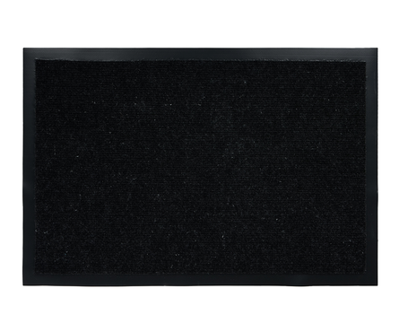 Коврик придверный VORTEX ребристый, 50х80 см, черный Фотография_0