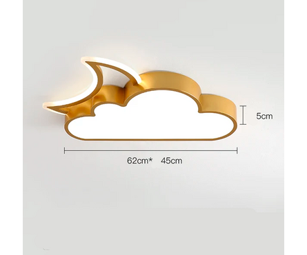 Люстра детская Мелодия света Облако 9822-600, 55W, GD Фотография_1