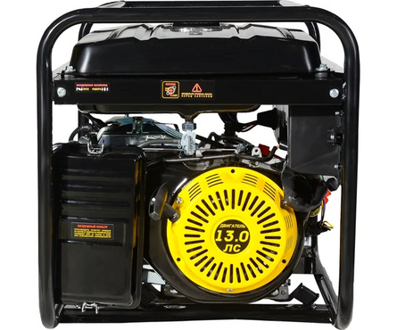 Генератор бензиновый 5.0 кВт, 220 В бак 22 л, электростаретр DY6500LХ HUTER Фотография_4