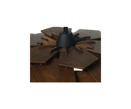 Светильник подвесной WL006-1P-560 WG, дерево темное, Е27 Фотография_4