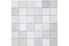Мозаика Caramelle Mosaic Art Stone Santa Anna матовая, 300х300х8 мм, чип 48х48 мм