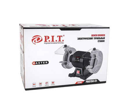 Станок точильный 300 Вт, 2950 об/мин. 150х20х12.7 мм P.I.T. МАСТЕР Фотография_3