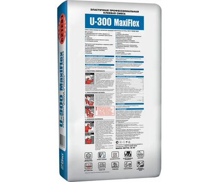 Клей плиточный ЮНИС MaxiFlex U-300 С2ТЕ S1 25 кг Фотография_1