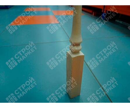 Балясина Точёная 40х40х900 мм сорт А хвоя Фотография_4