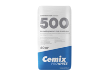 Цемент Cemix ПЦБ 1-500-Д0, белый, 40 кг