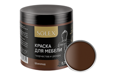 Краска для мебели SOLEX шоколад 0.75 кг