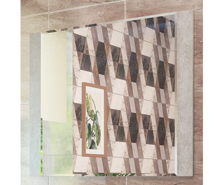 Зеркало Катерина 80 белый камень Фотография_2