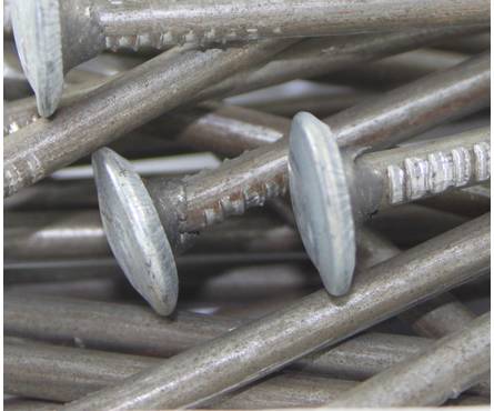 Гвозди шиферные с завальцованной шляпкой 5.0х120 мм (10 кг/уп) Фотография_1