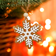 Подвеска новогодняя Снежинка 11×10 ×1 см Фотография_0
