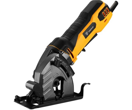 Пила циркулярная (дисковая) 1000 Вт, 5500 об/мин, пропил 26 мм, диск 85 мм DKCS1000 DEKO Фотография_2