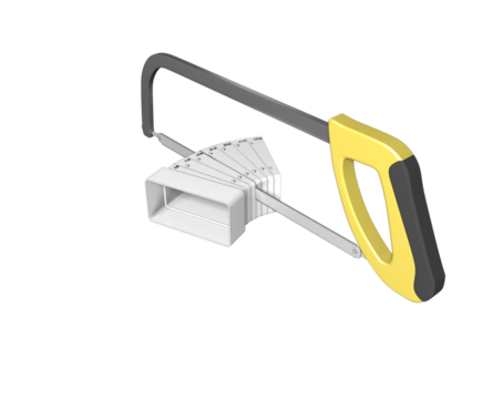 Колено разноугловое горизонтальное Event ПВХ белое, 55х110 мм  Фотография_3