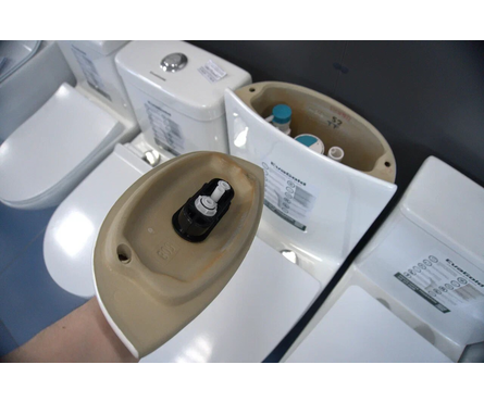 Унитаз-монолит EVA GOLD SM9612, безободковый ДП с быстрым съемом (с гофрой и подводкой) Фотография_8