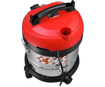 Пылесос строительный ЗУБР ПУ-20-1400 М3 1400 Вт, 20 л, сухая и влажная уборка Фотография_3